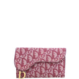Dior Oblique Saddle Wallet Front