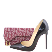 Dior Oblique Saddle Wallet Shoe