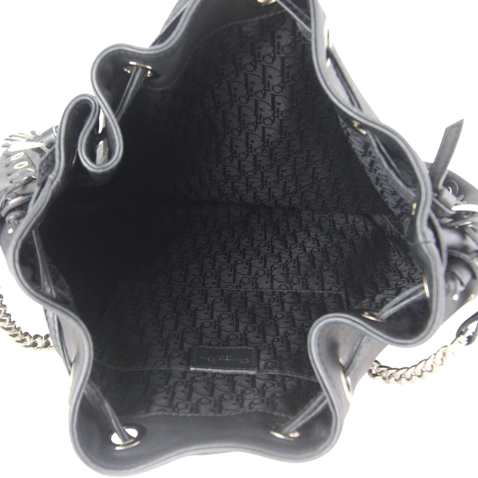 Dior Peace and Love Bucket Bag Interior