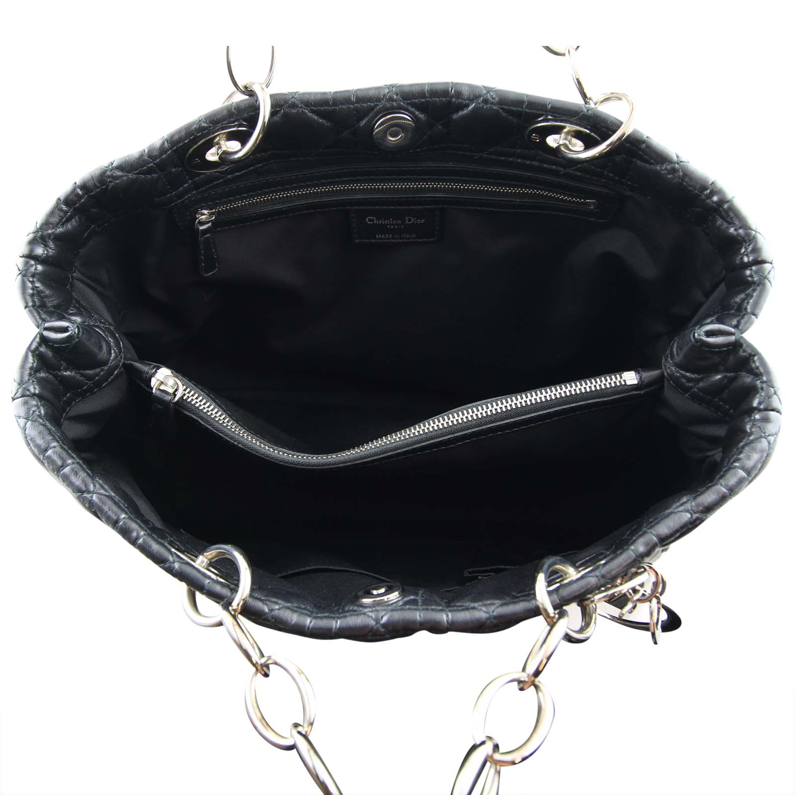 Dior Soft Shopping Tote Large Interior