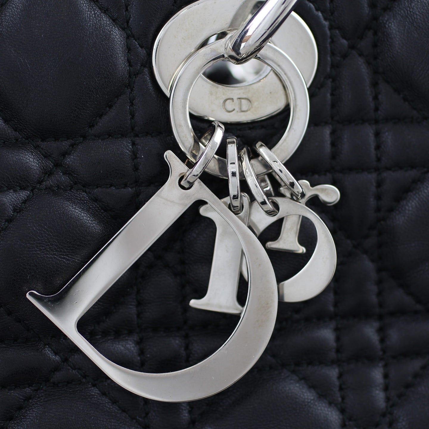 Dior Soft Shopping Tote Large charm