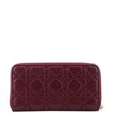 Lady Dior Voyager Cannage Wallet Back