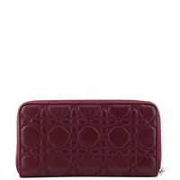 Lady Dior Voyager Cannage Wallet Back