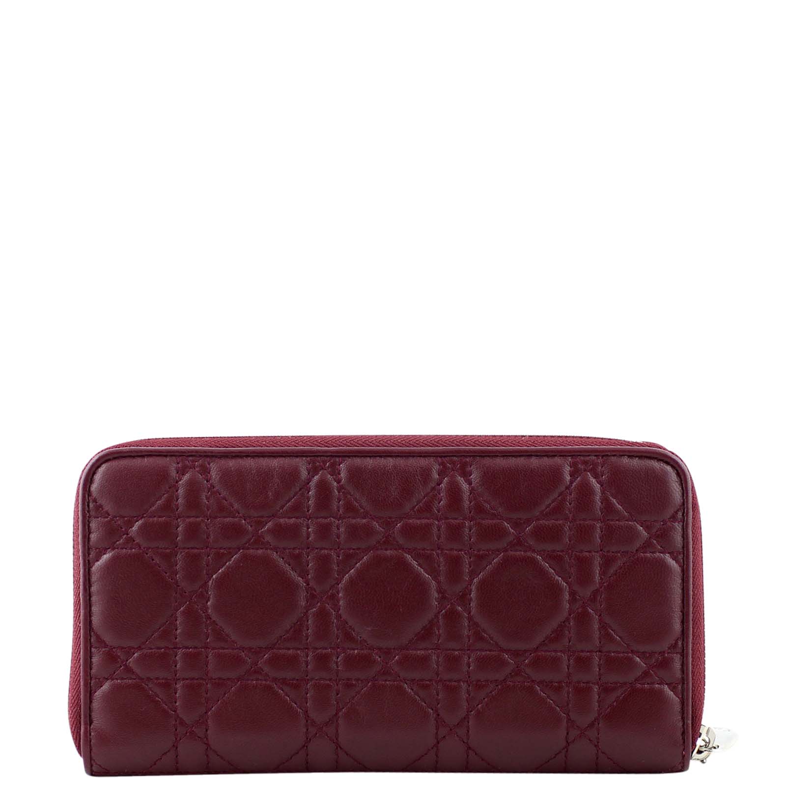 Lady Dior Voyager Cannage Wallet Back