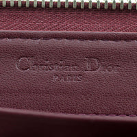 Lady Dior Voyager Cannage Wallet Stamp