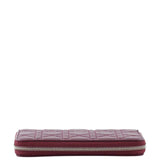 Lady Dior Voyager Cannage Wallet Top