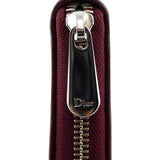 Lady Dior Voyager Cannage Wallet Zip