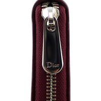 Lady Dior Voyager Cannage Wallet Zip
