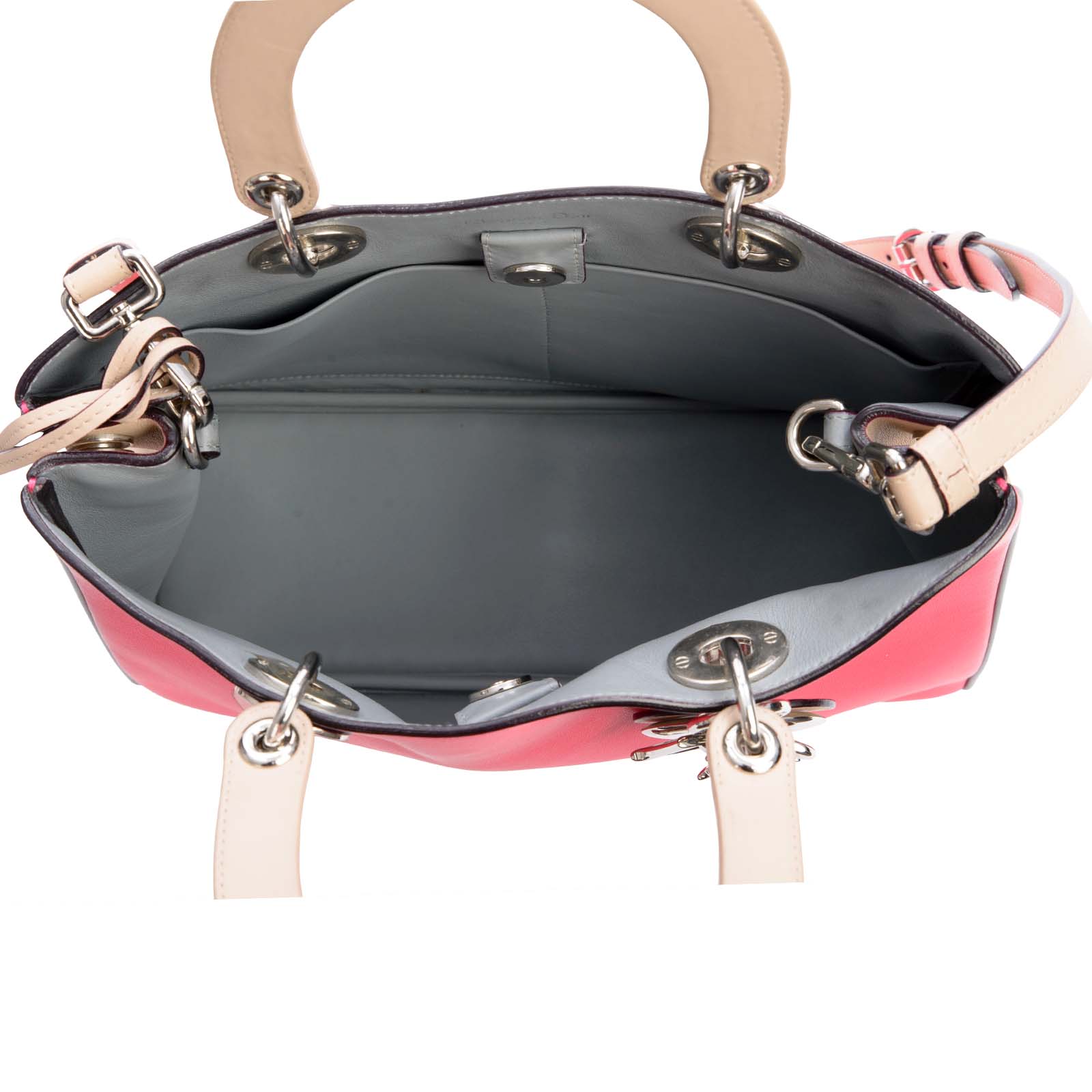 Diorissimo Tricolor Tote Medium Interior