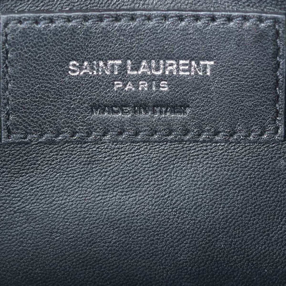 Saint Laurent Kate Tassel Chain Bag Medium Croc Embossed Stamp
