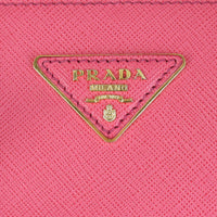Prada Saffiano Lux Galleria Double Zip Tote Mini Hardware
