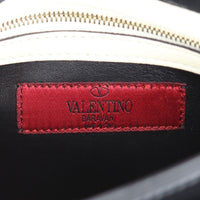 Valentino Rockstud Wristlet Flap Clutch - cream Stamp
