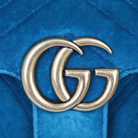 Gucci GG Marmont Velvet Mini Shoulder Bag Hardware
