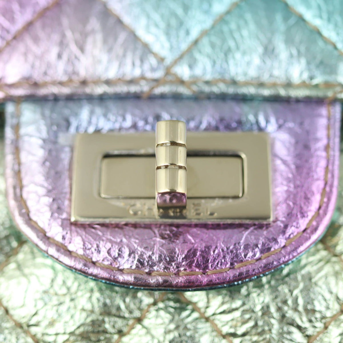 Chanel Rainbow Metallic Reissue Mini Flap Bag Hardware