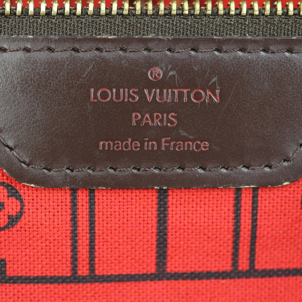 Louis Vuitton Neverfull MM Damier Ebene Stamp
