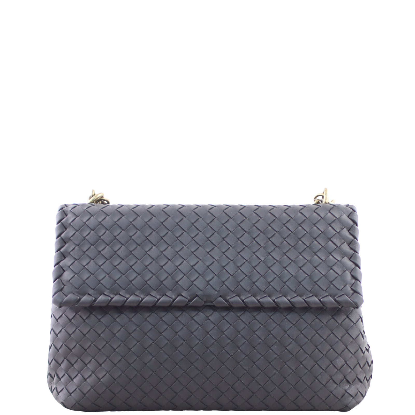 Bottega Veneta Intrecciato Medium Olimpia Bag Front