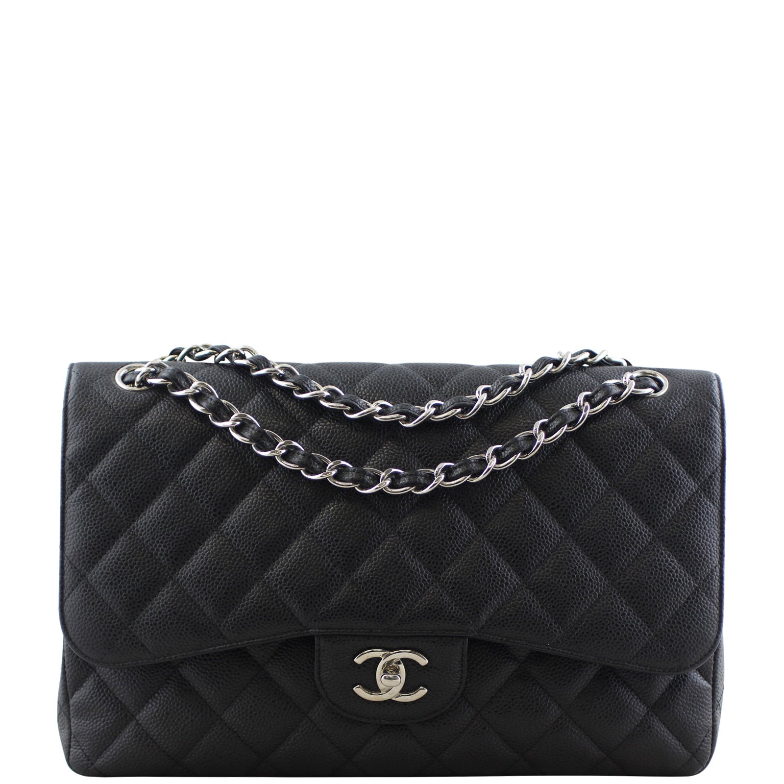 Chanel Classic Double Flap Jumbo Bag Front