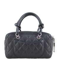 Chanel Quilted Cambon Mini Bowler Back