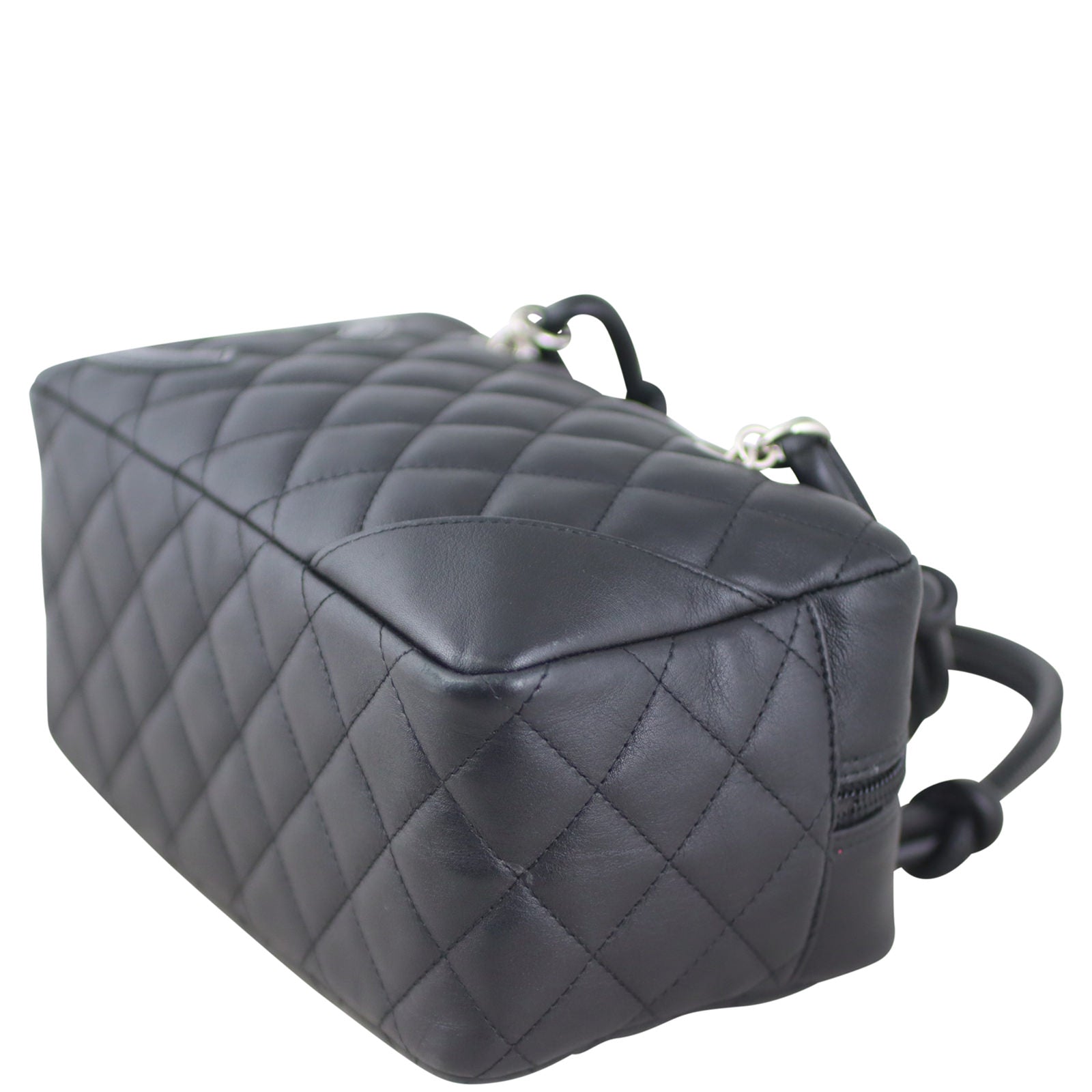 Chanel Quilted Cambon Mini Bowler Corner