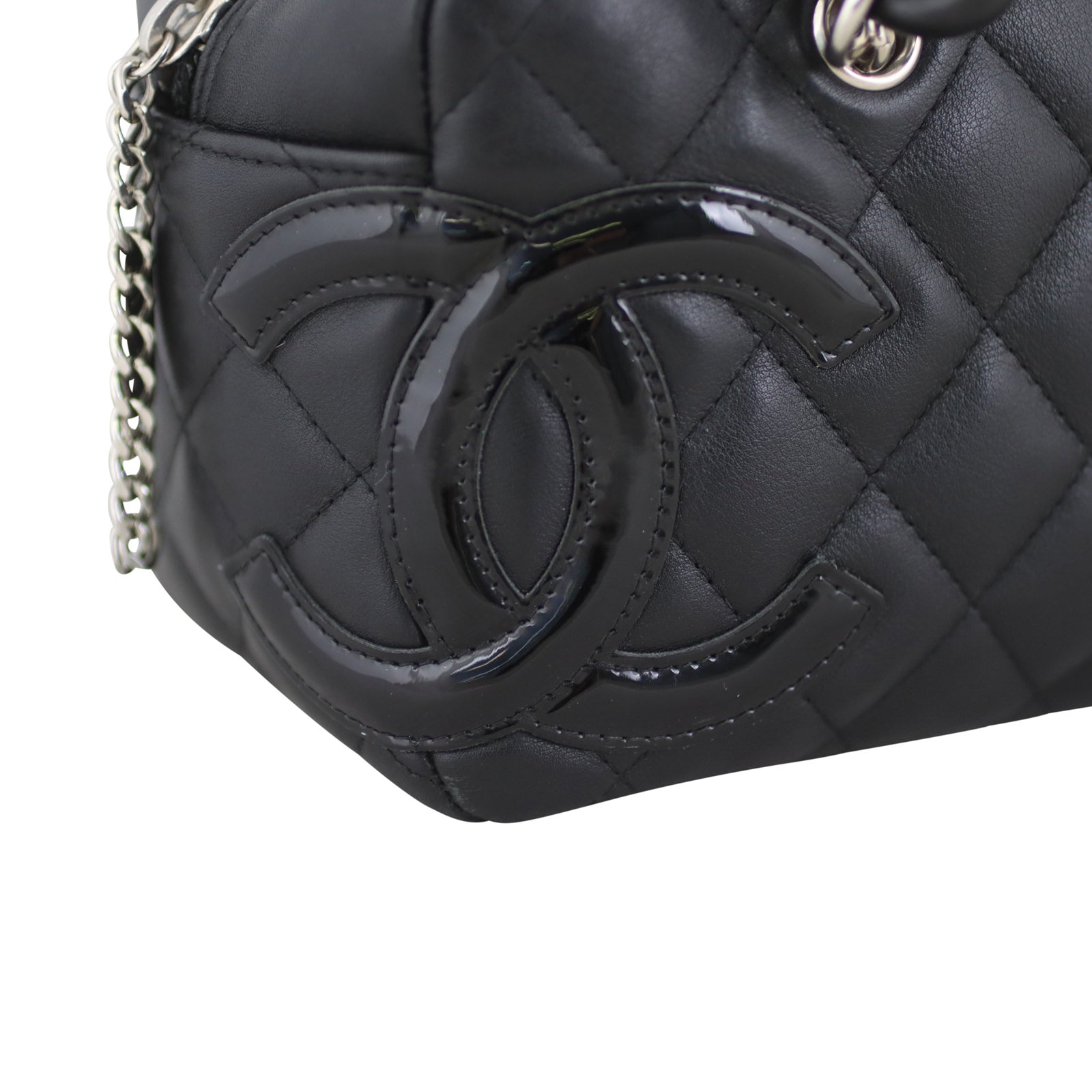 Chanel Quilted Cambon Mini Bowler Edge