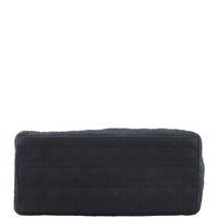 Dior Lady Dior Cannage Quilted Canvas Bag base