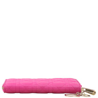 Dior Lady Dior Voyager Zip Wallet Base