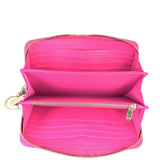 Dior Lady Dior Voyager Zip Wallet Interior