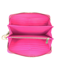 Dior Lady Dior Voyager Zip Wallet Interior