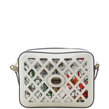 Gucci Cutout Floral Shoulder Bag Small Front