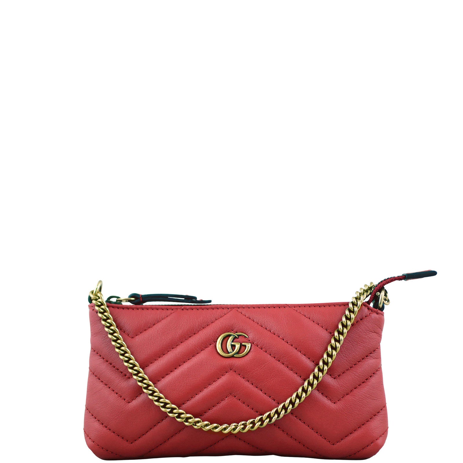 Gucci GG Marmont Mini Chain Wristlet Front
