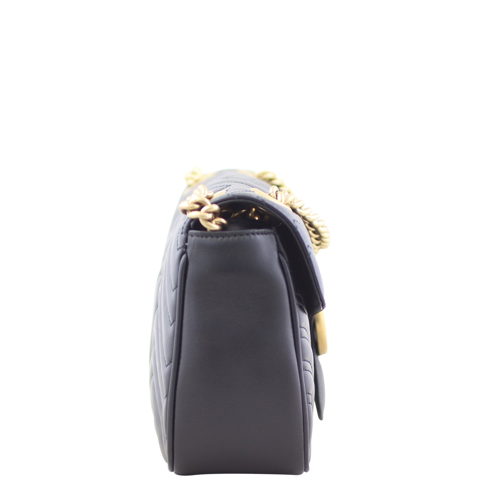 Gucci GG Marmont Matelasse Small Shoulder Bag Side