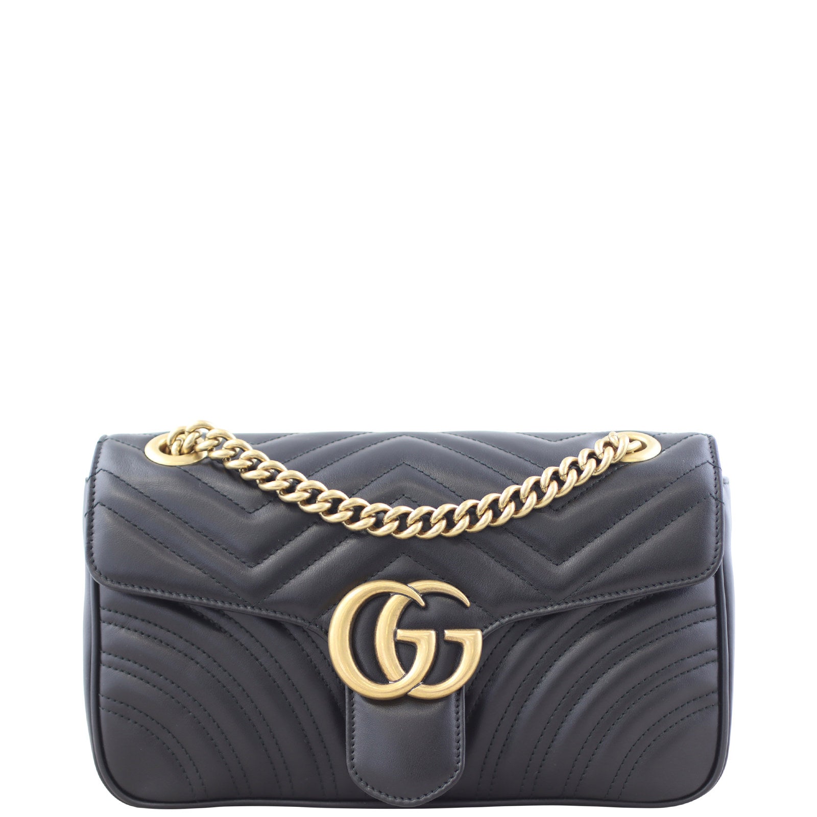 Gucci GG Marmont Matelasse Small Shoulder Bag Front