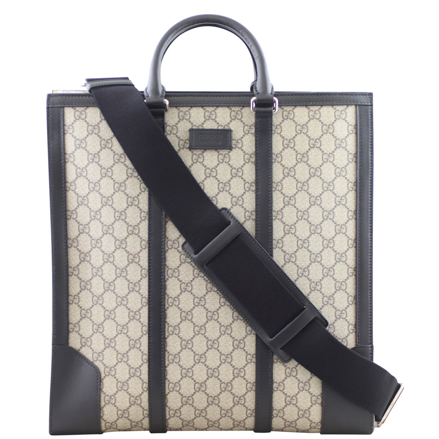 Gucci GG Supreme Tote Front Strap