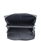 Gucci GG Supreme Web Zip Around Wallet Whole interior