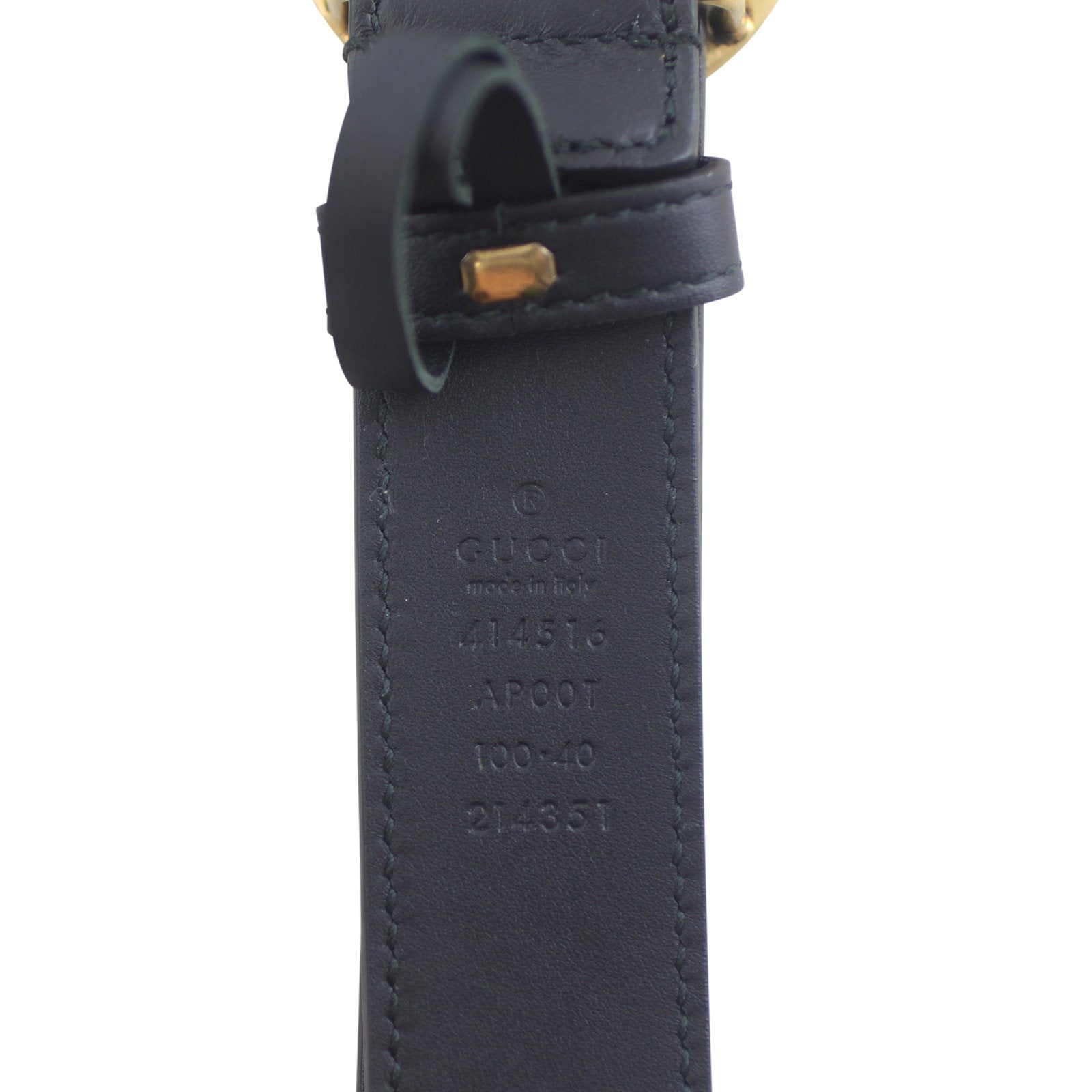 Gucci Marmont Double G Belt Stamp