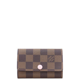 Louis Vuitton 6 Key Holder Damier Ebene Front