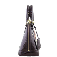 Louis Vuitton Alma BB Monogram Vernis Flowers Side