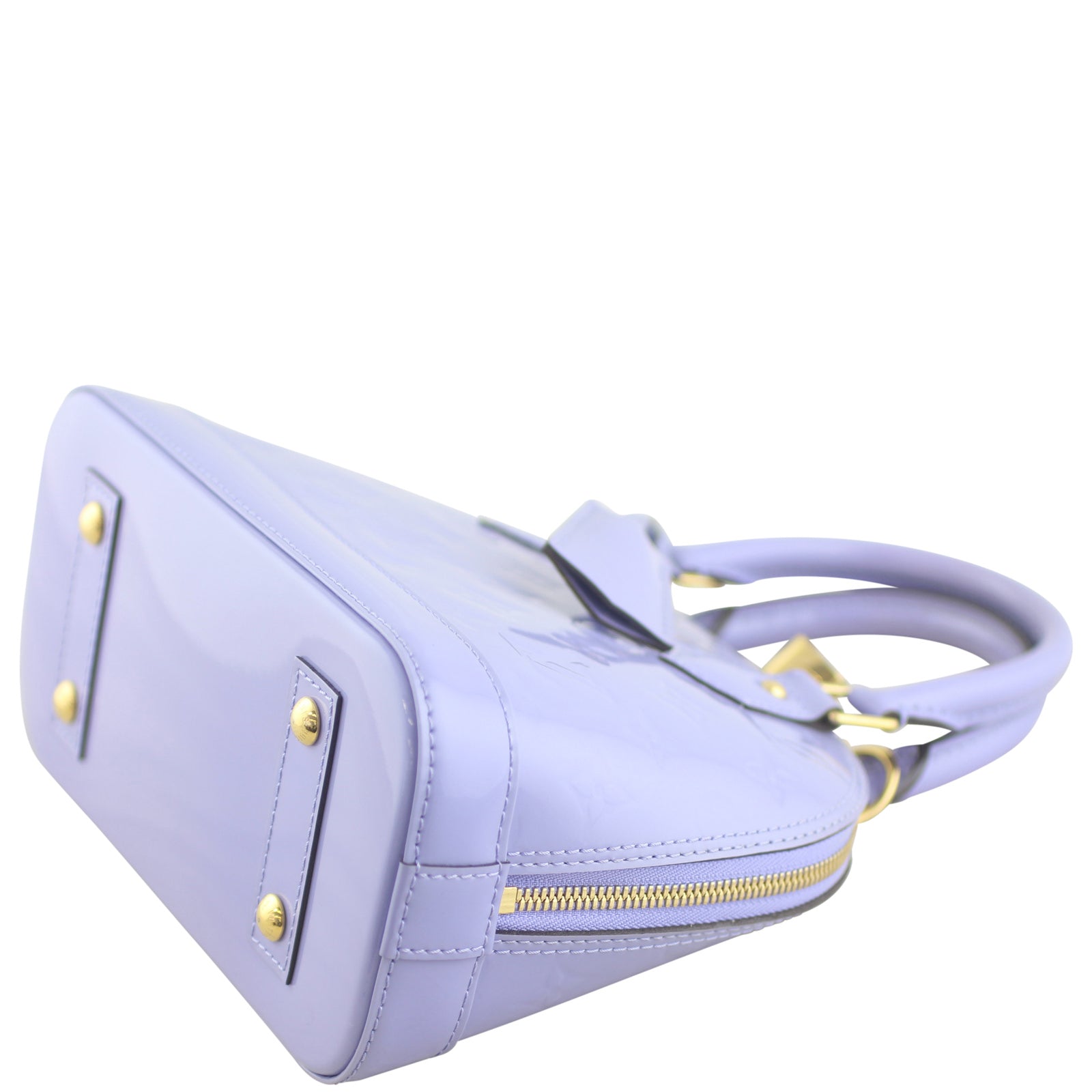 Louis Vuitton Alma BB Monogram Vernis Corner