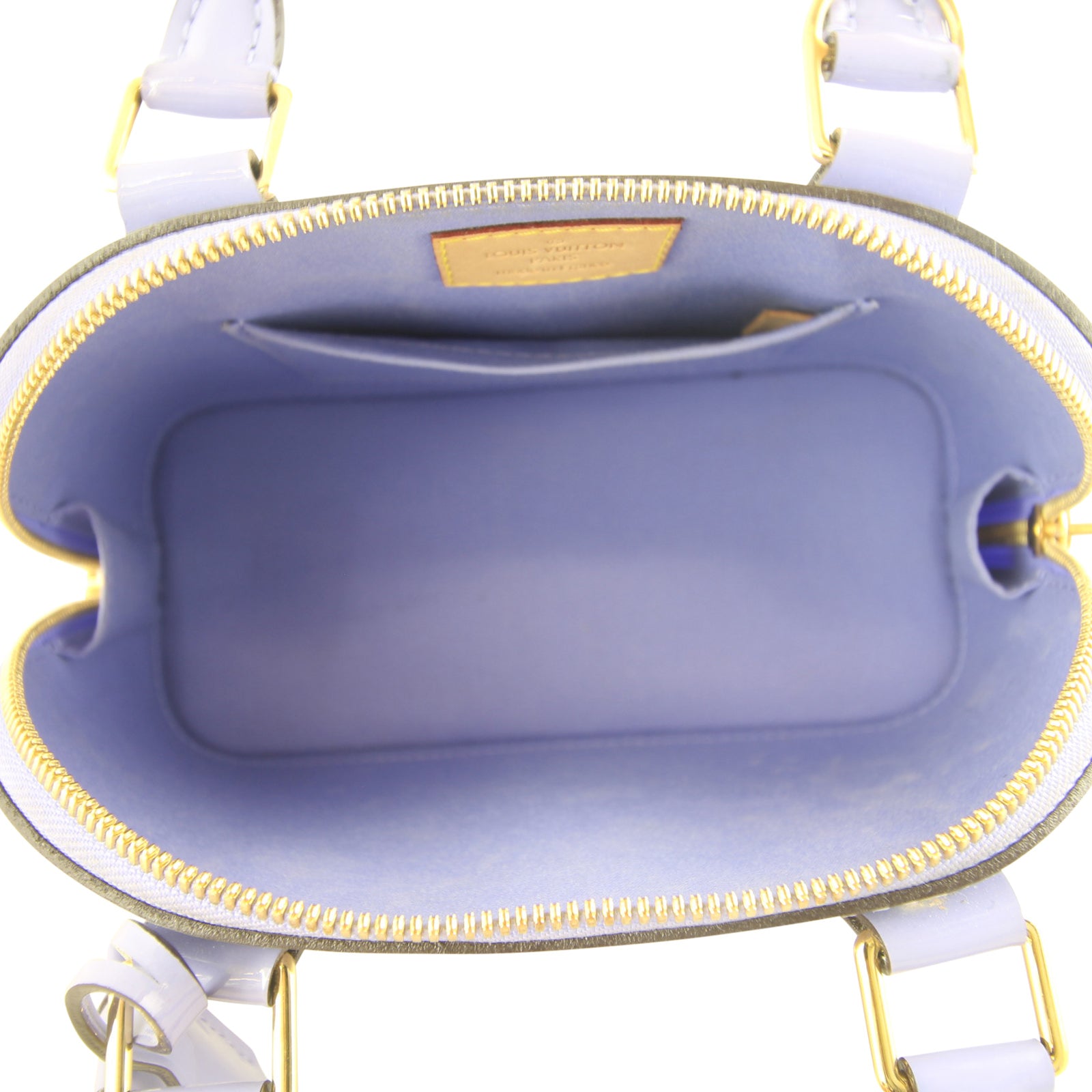 Louis Vuitton Alma BB Monogram Vernis Interior