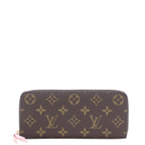 Louis Vuitton Clemence Wallet Monogram Rose Ballerine Frontc