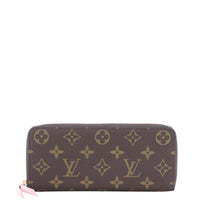 Louis Vuitton Clemence Wallet Monogram Rose Ballerine Frontc