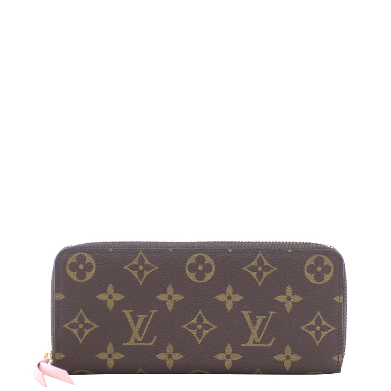 Louis Vuitton Clemence Wallet Monogram Rose Ballerine Frontc