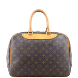 Louis Vuitton Deauville Bowling Vanity Monogram Back