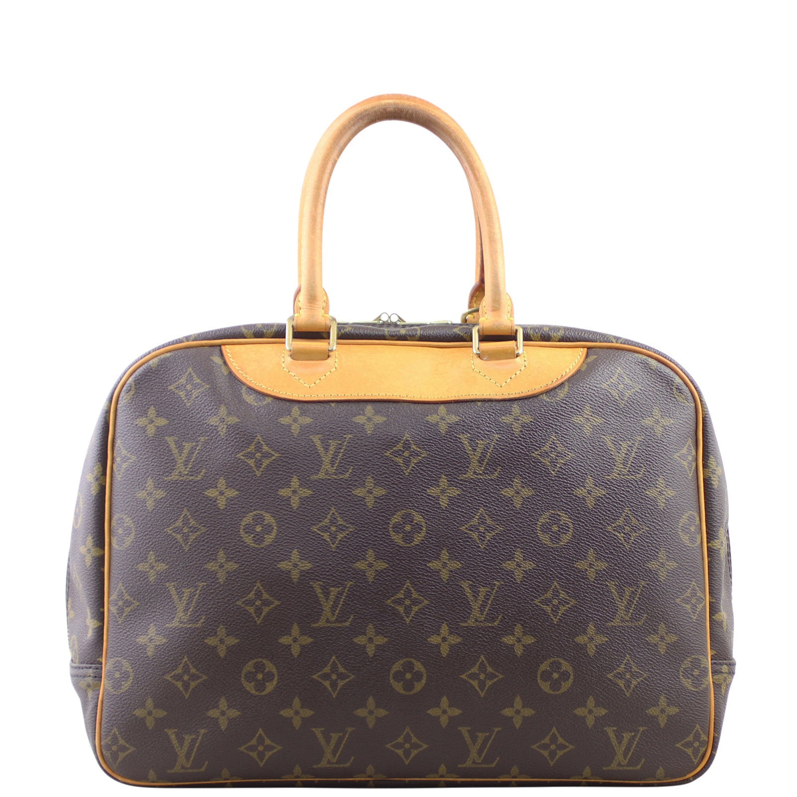 Louis Vuitton Deauville Bowling Vanity Monogram Back