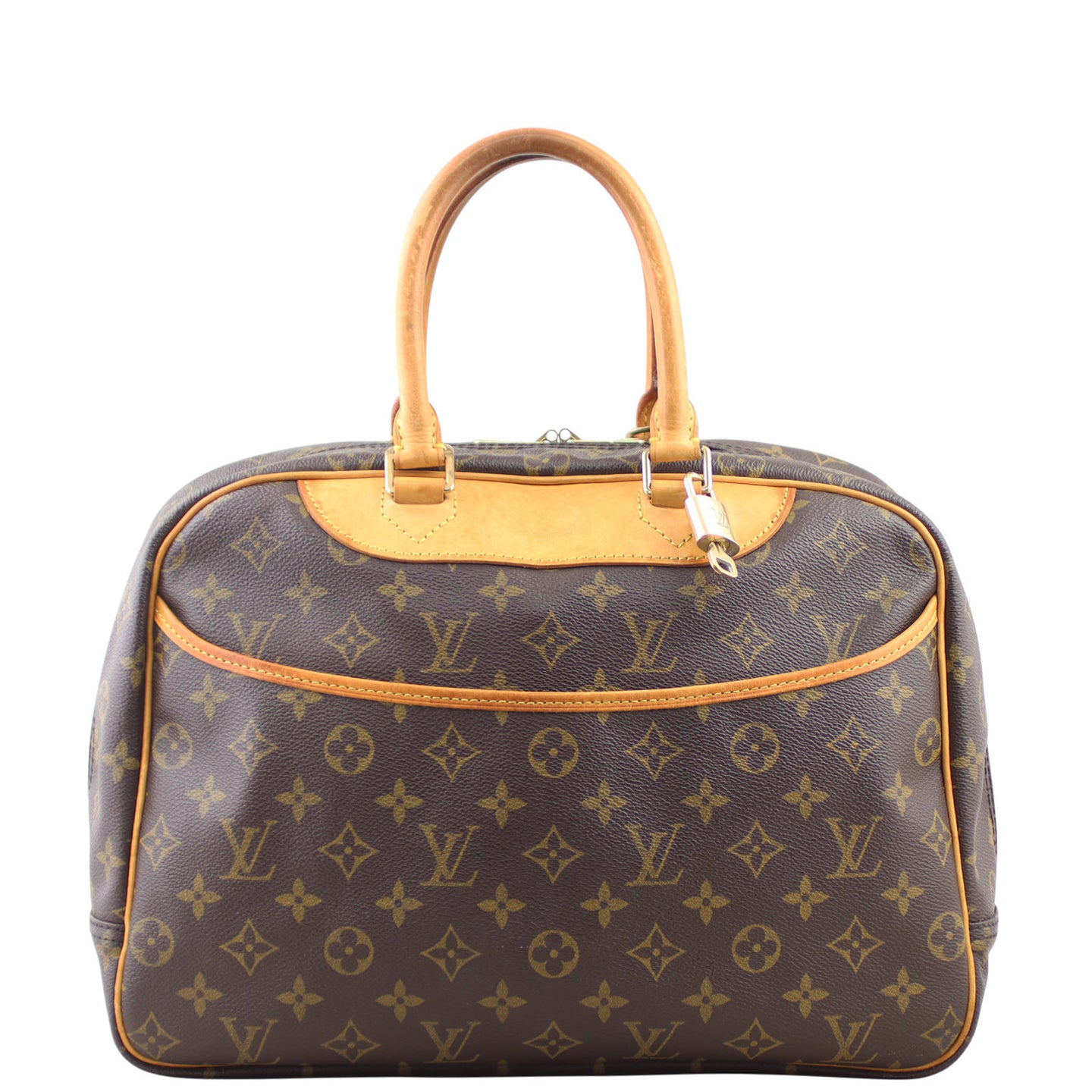 Louis Vuitton Deauville Bowling Vanity Monogram Front