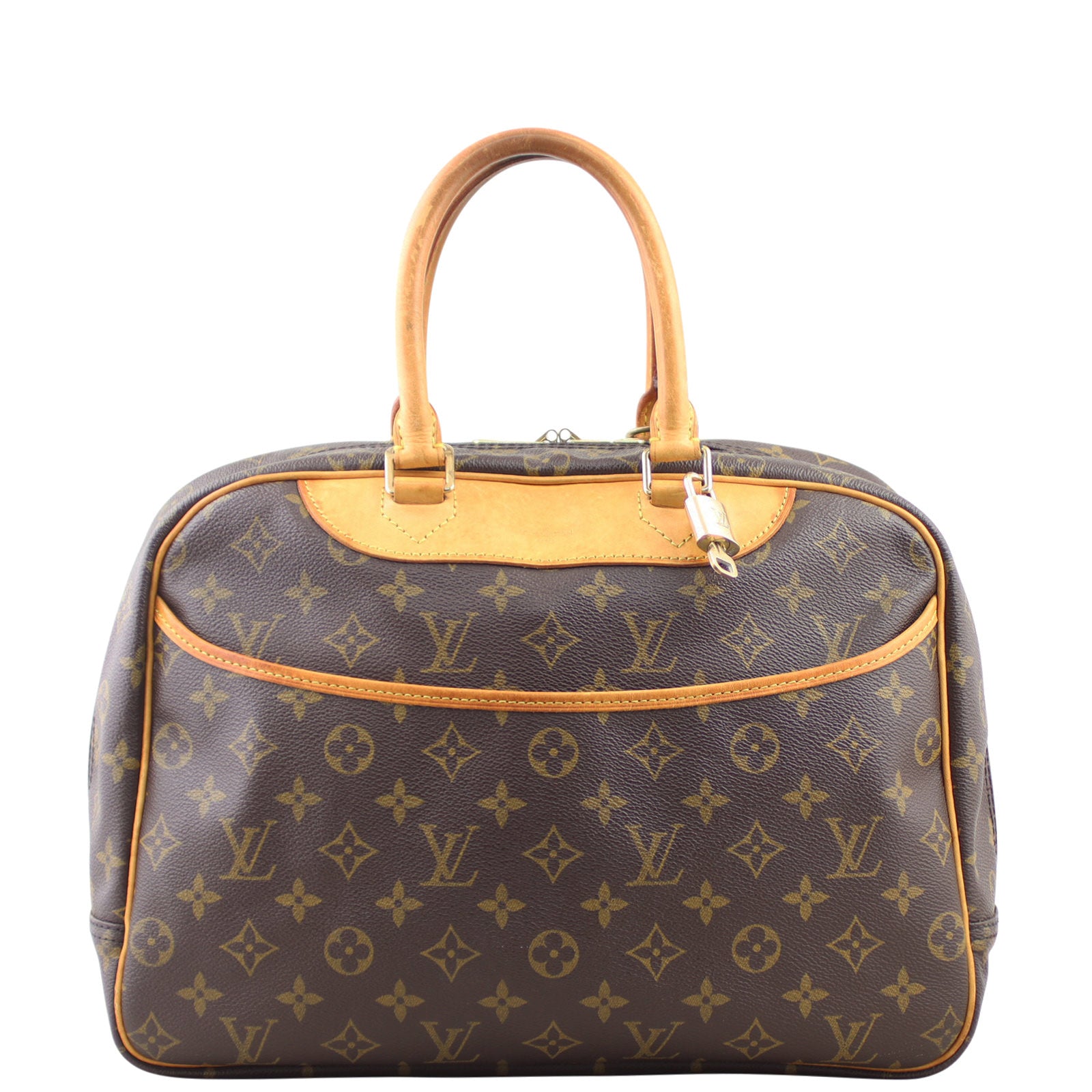 Louis Vuitton Deauville Bowling Vanity Monogram Front