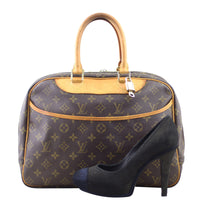 Louis Vuitton Deauville Bowling Vanity Monogram Shoe