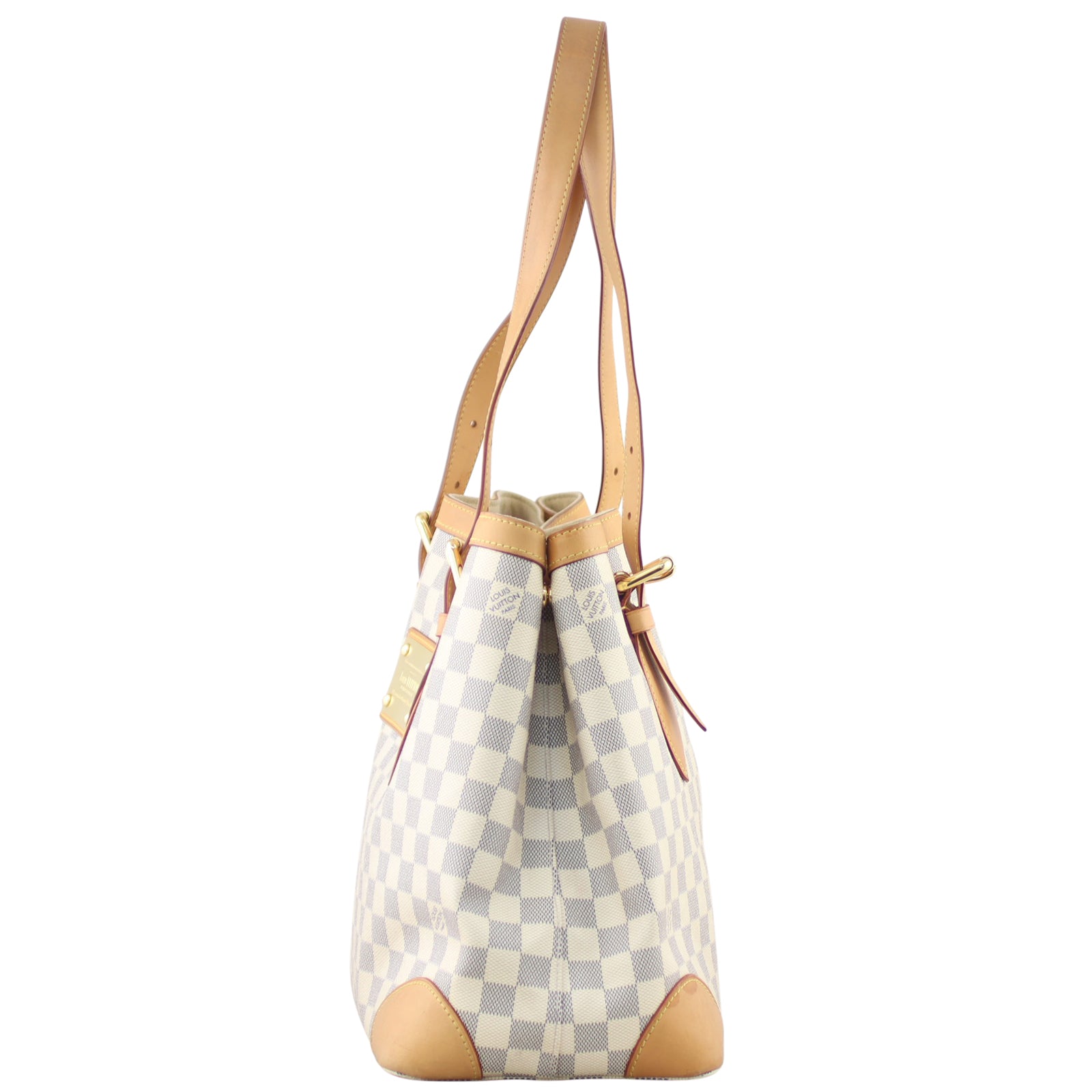 Louis Vuitton Hampstead GM Damier Azur Side