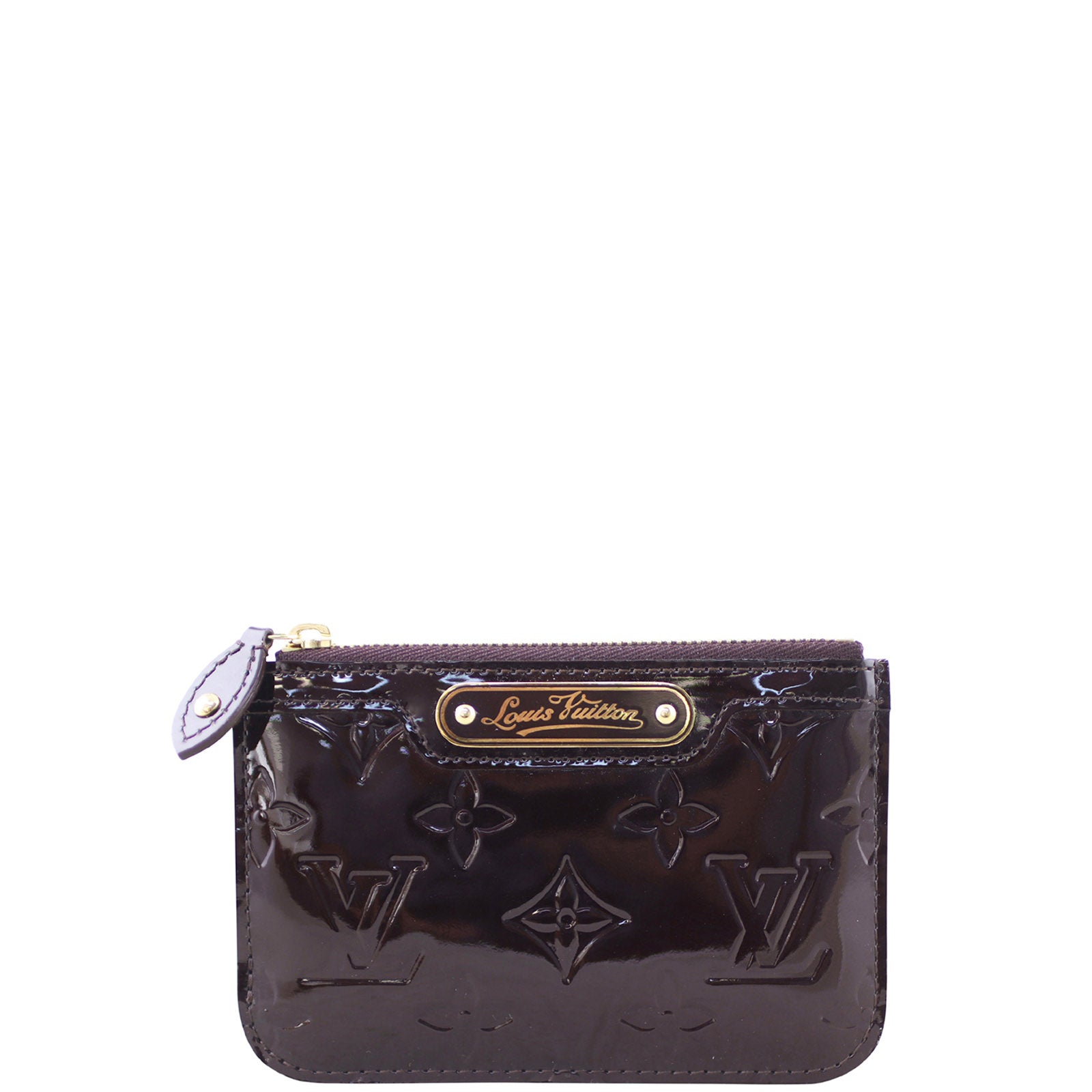 Louis Vuitton Key Pouch Monogram Vernis Front