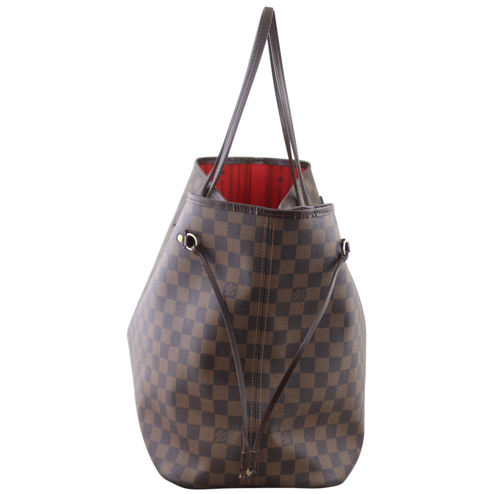 Louis Vuitton Neverfull GM Damier Ebene Side